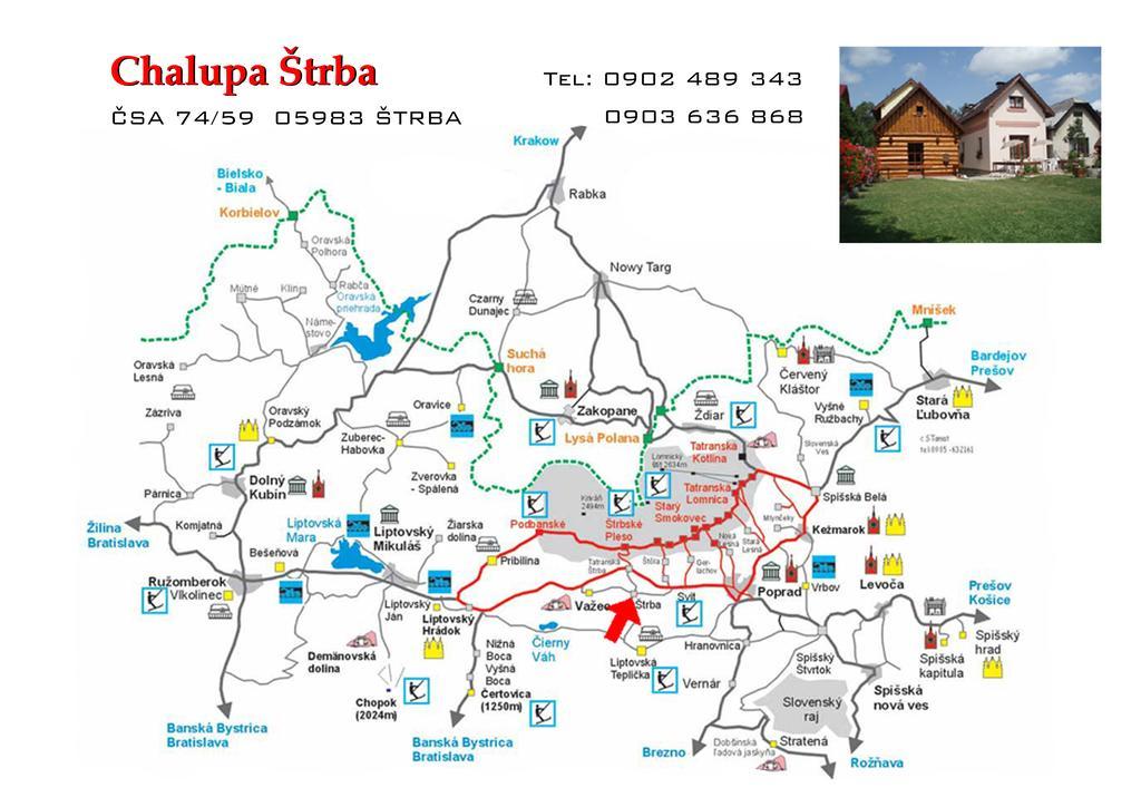 Chalupa Štrba Pokoj fotografie